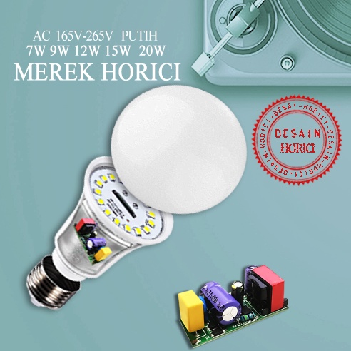 20W 15W 12W 9W 7W  Lampu Bohlam LED Bulb Putih ORI High Quality  E27