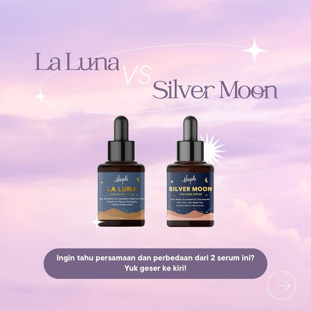 Haple La Luna/Silver Moon Serum (30ml)Anti Aging/Jerawat