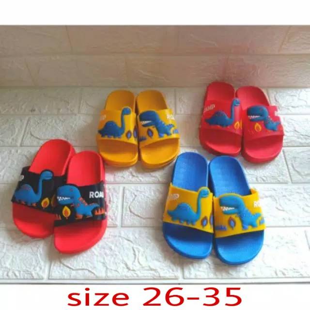 Sandal karet karakter DINO