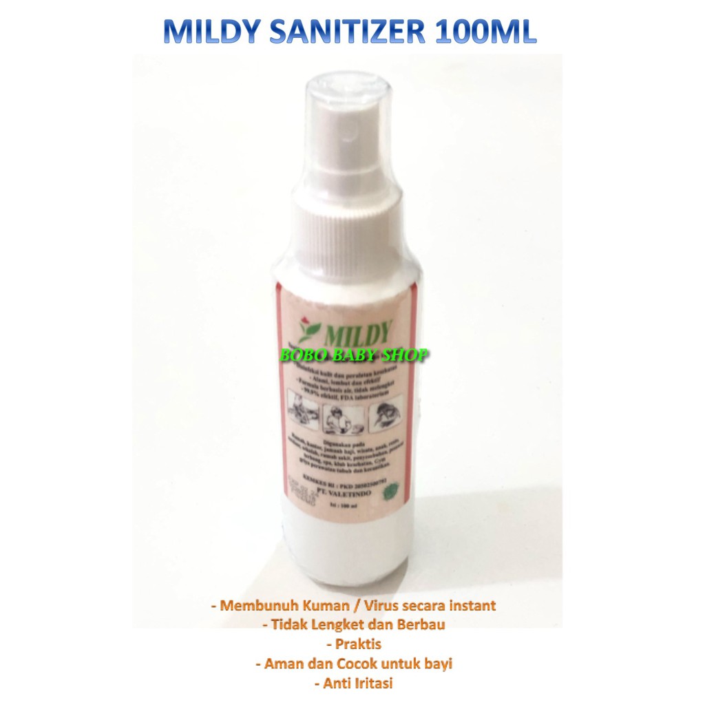 Mildy 100ml Hand Sanitizer Non Alkohol - Antiseptic Anti Virus Corona