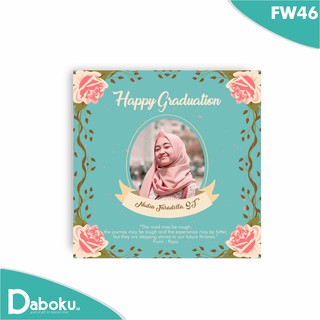 Custom Kado Hadiah Hiasan Dinding Wisuda  Graduation 