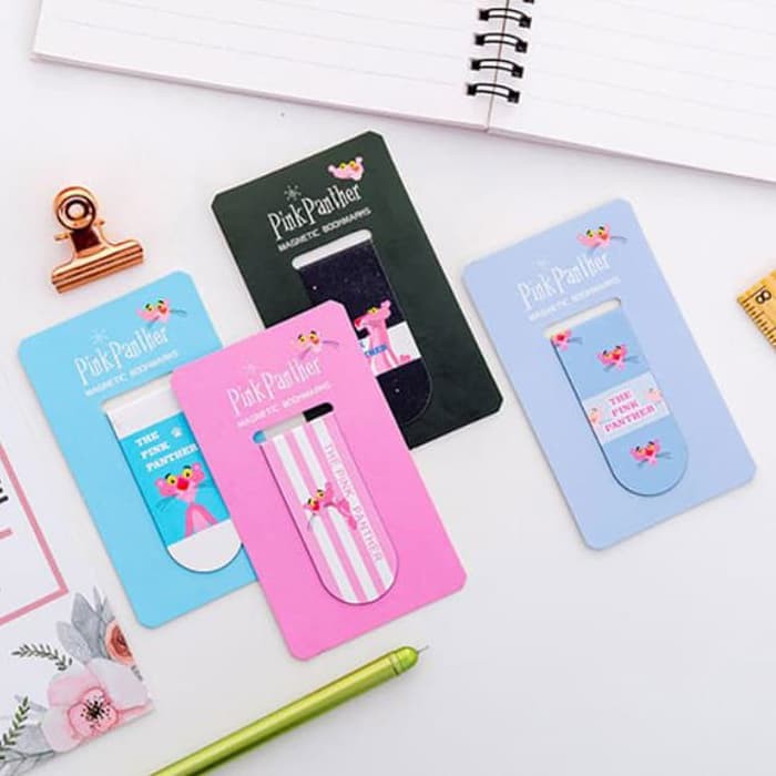 

NR pembatas buku magnet pink panther magnet bookmark skl024 model satu