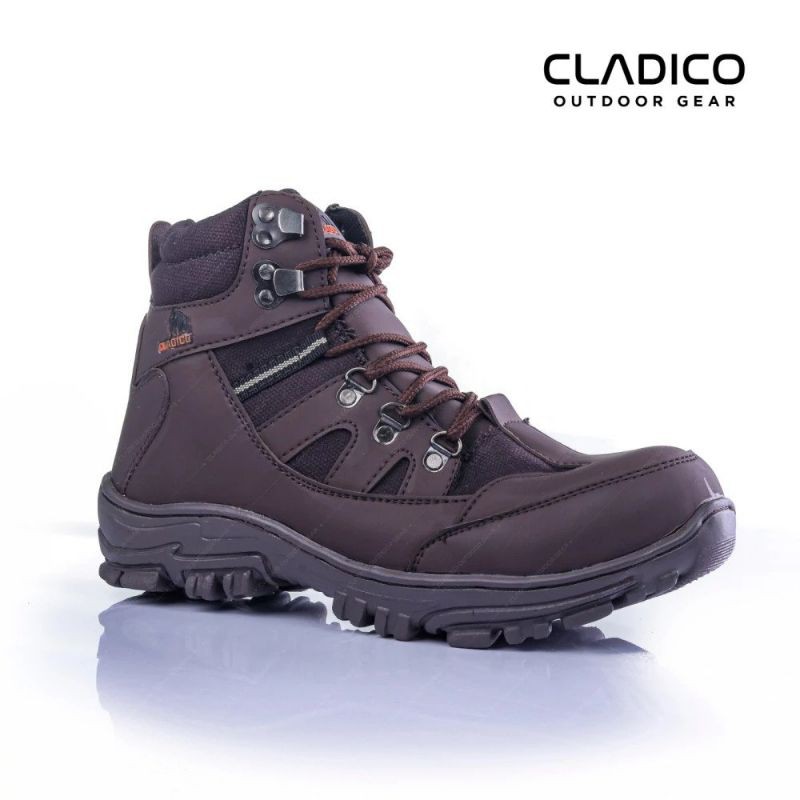 Cladico Roadster High Sepatu Safety Boots Pria Kulit Sintetis Premium Sol Kuat Ringan