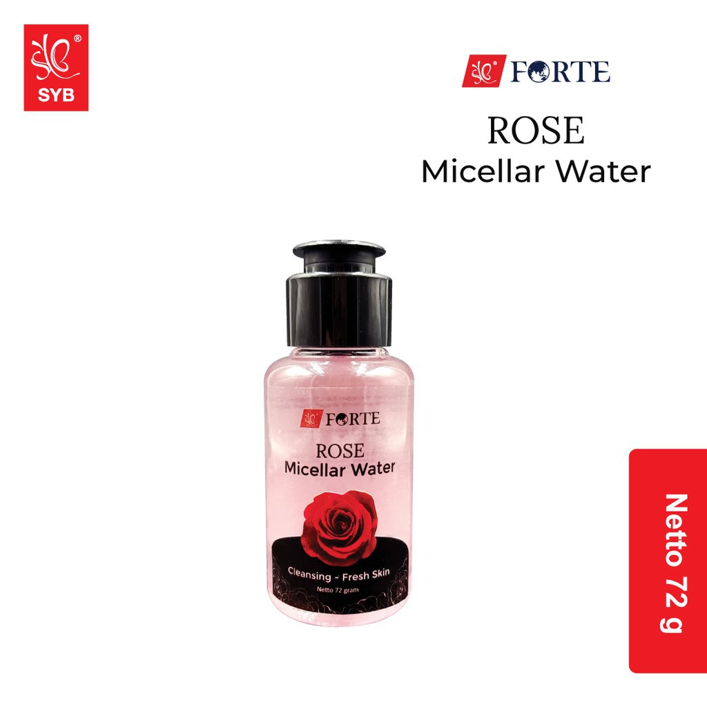 SYB Forte Rose Micellar Water / Pembersih make up / air mawar syb