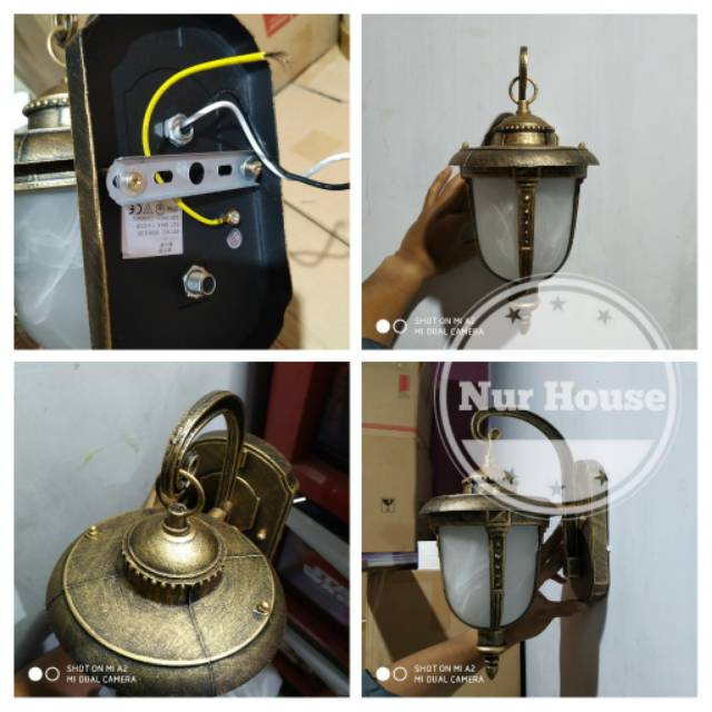 lampu taman dinding 1031 S lampu tembok pilar pagar