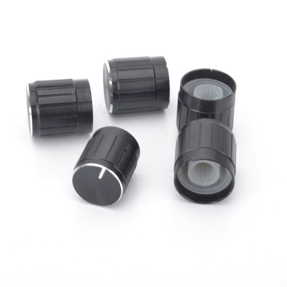 NICKOLAS1 Rotary Switch Kontrol Volume Hitam Bahan Aluminium Alloy Praktis