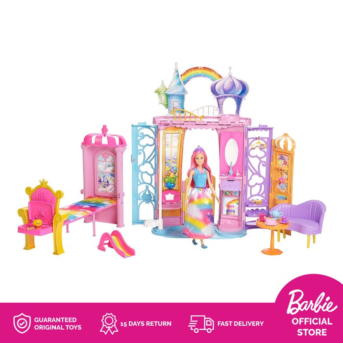 barbie dreamtopia sweetville castle