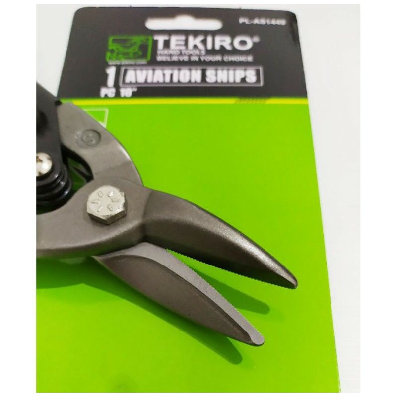 Paket 2 in1 TEKIRO Tang Rivet Dan Gunting Hollow 10&quot; / Gunting Baja Ringan / hand Riveter 2pcs