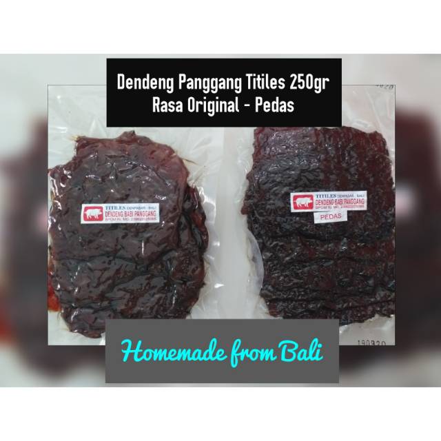 

Dendeng Panggang Babi Titiles Bali 250gr