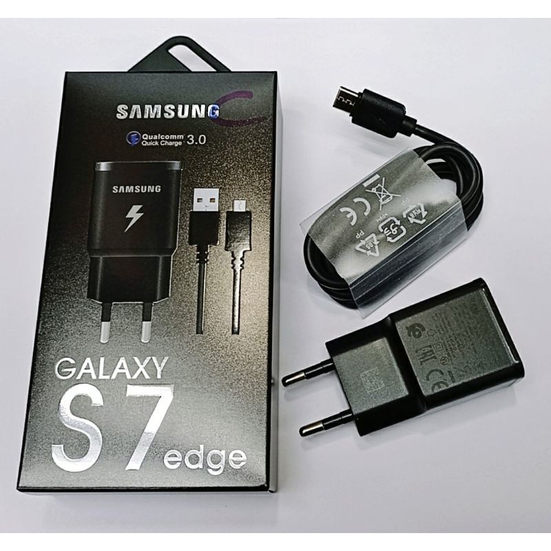 Charger Samsung S7 Edge USB Tipe C cable original fast charging casan android s9 a70 a9 a7 a80