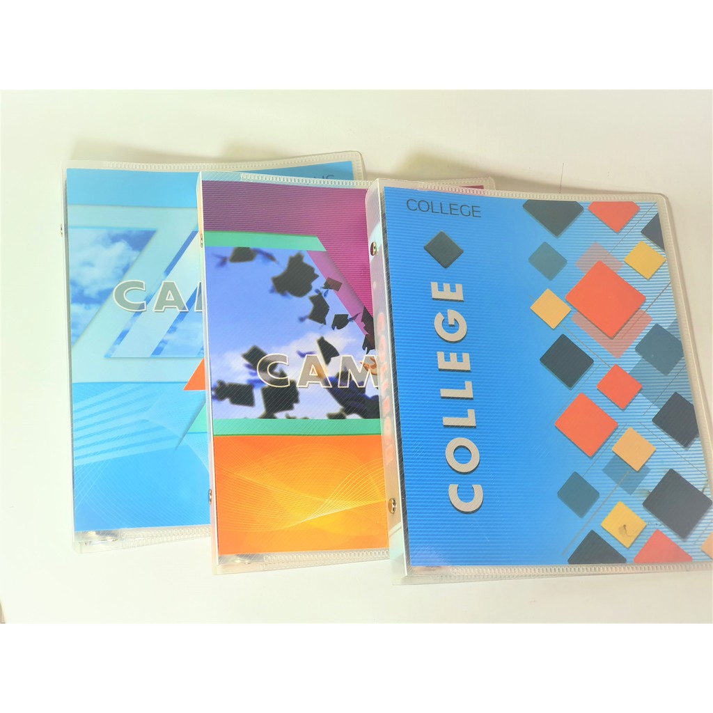 BINDER NOTE MAP BINDER LOOSE LEAF BUKU BINDER RING SPIRAL A5 20 RING CAMPUS BENING TRANSPARANT