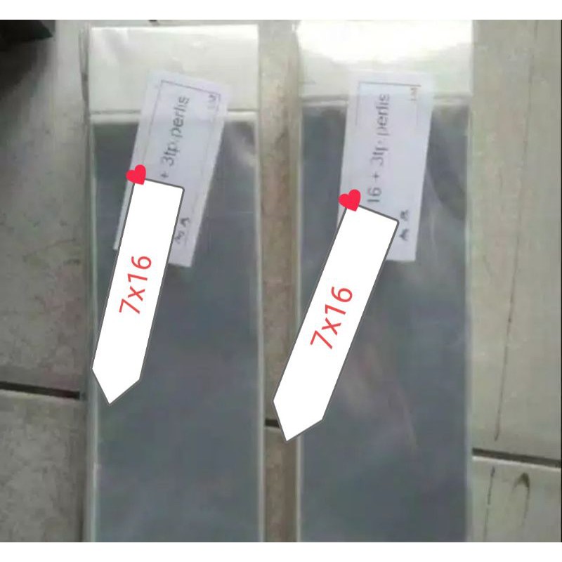 

plastik lem lubang 7x16 isi 100 lembar