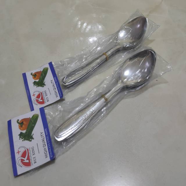SENDOK MAKAN 1 LUSIN STAINLESS