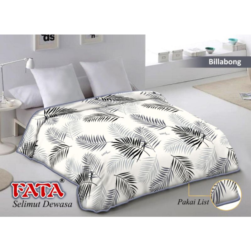 SELIMUT BULU HALUS ( FATA ) SELIMUT DEWASA SIZE JUMBO UKURAN 200X200 CM-New billabong
