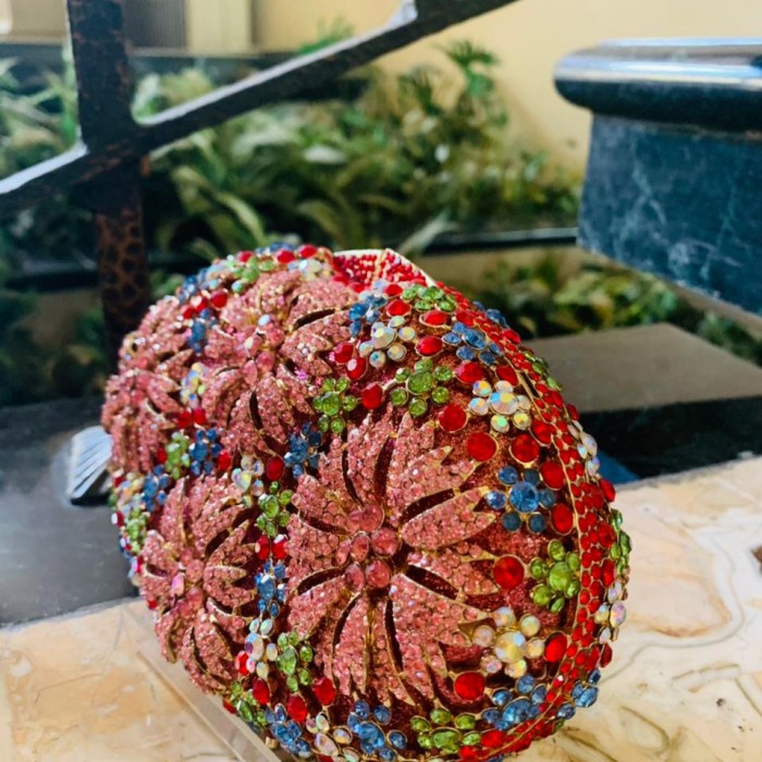 ROSSINI-Tas pesta swarovski / Clutch swarovski / Tas swarovski Multi O