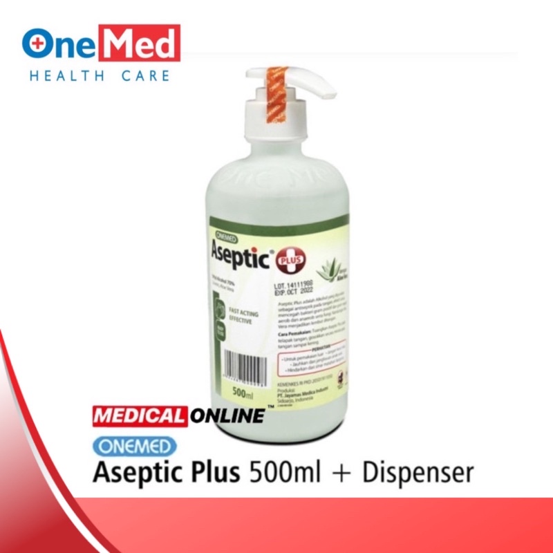 ASEPTIC PLUS 500ML ONEMED HAND SANITIZER MEDICAL ONLINE MEDICALONLINE