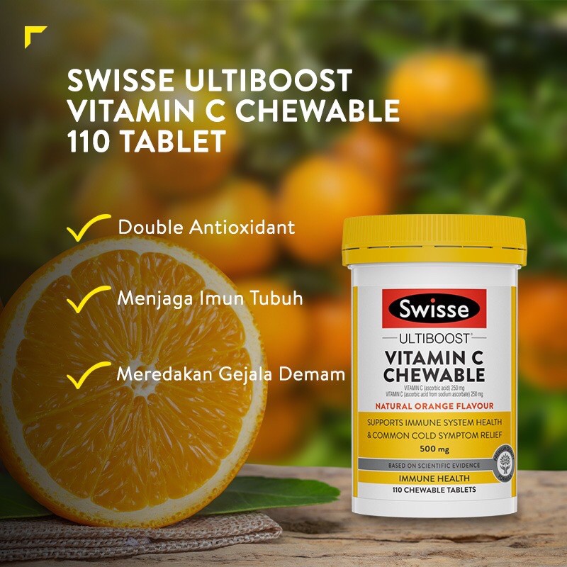 swisse vitamin C chewable orange