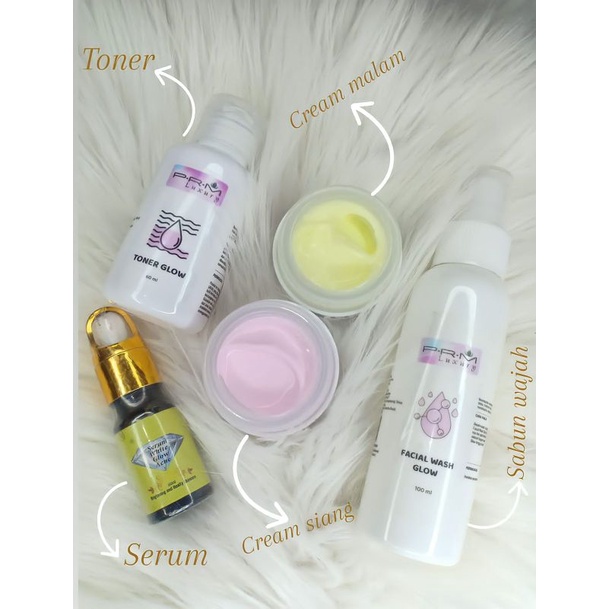 Jual Paket Lengkap Prm Luxury Glow Dan Serum White Acne Original