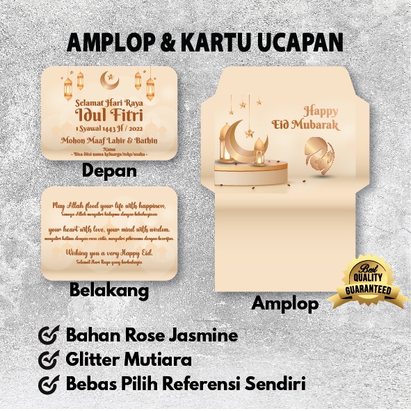 AMPLOP & KARTU UCAPAN LEBARAN EXCLUSIVE