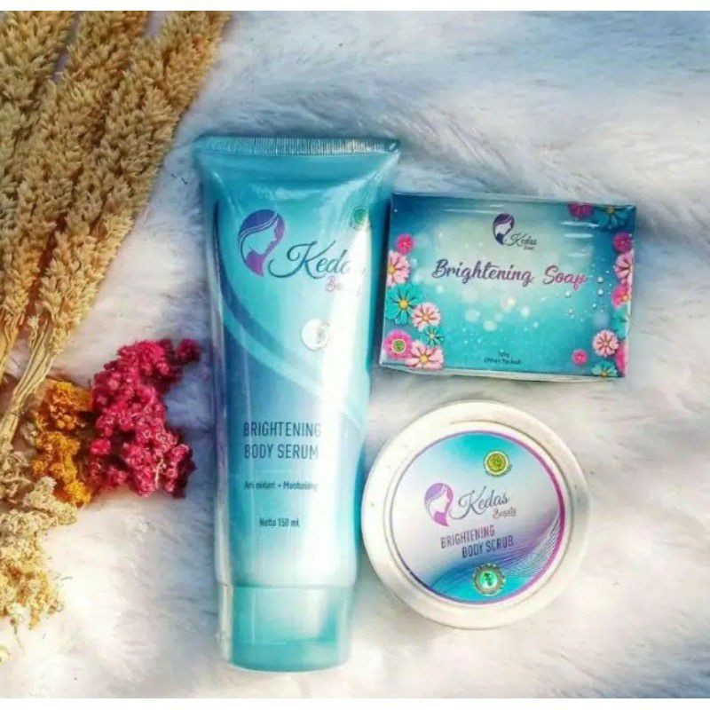 READY) KEDAS BEAUTY ORIGINAL100%/serum kedas beauty/scrub kedas/pemutih badan/Paket Kedas Beauty