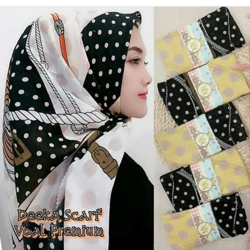 5 kodi hijab segiempat