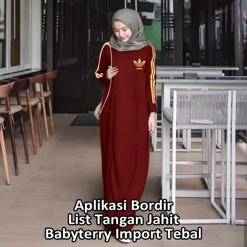 Bonita maxi/long dress/babyterry import