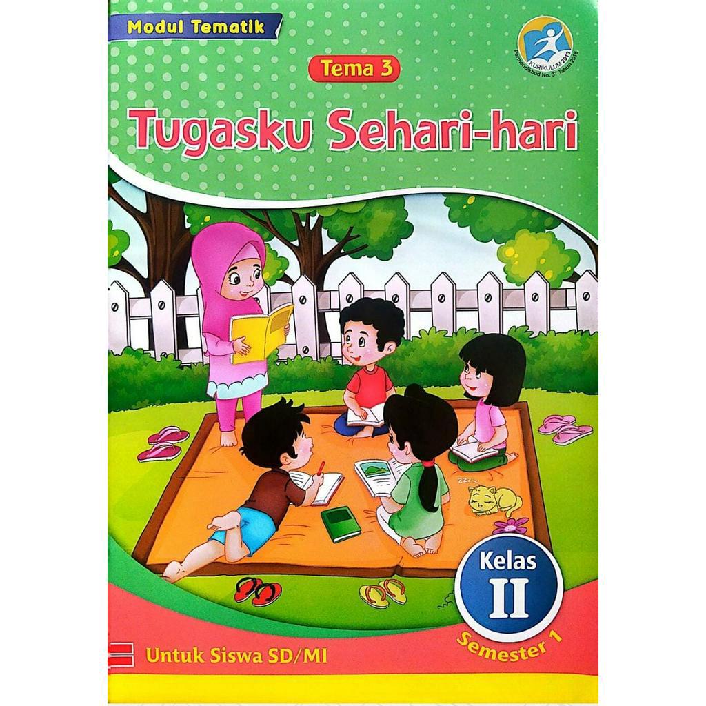 Buku LKS Tematik Tema 1,2,3,4,5,6,7,8 Kelas 2 SD/MI Semester 1 &amp; 2 kurikulum 2013