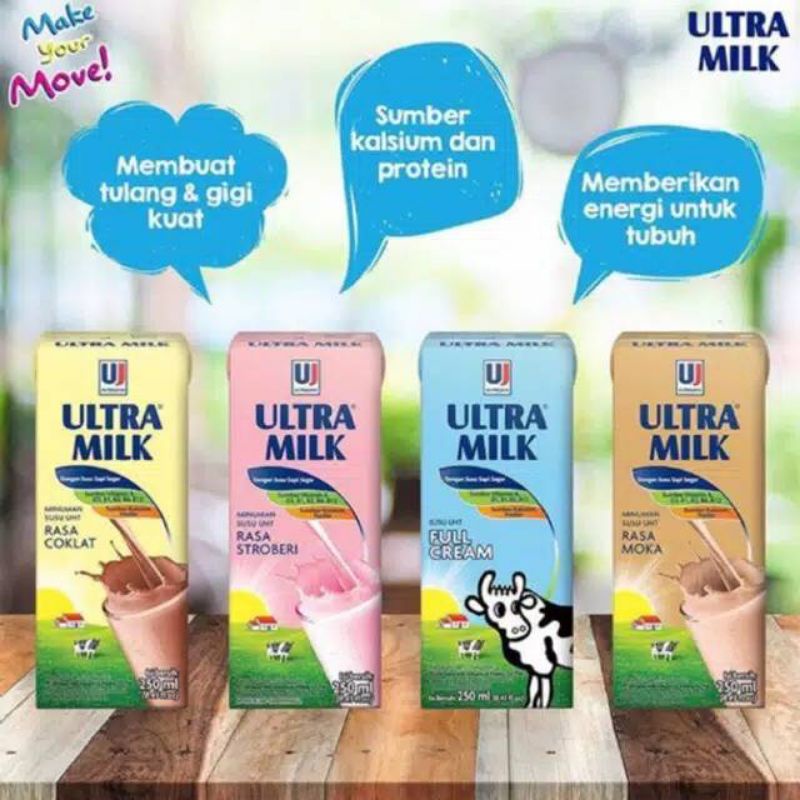 

Ultra milk uht 250ml rasa lengkap harga murah