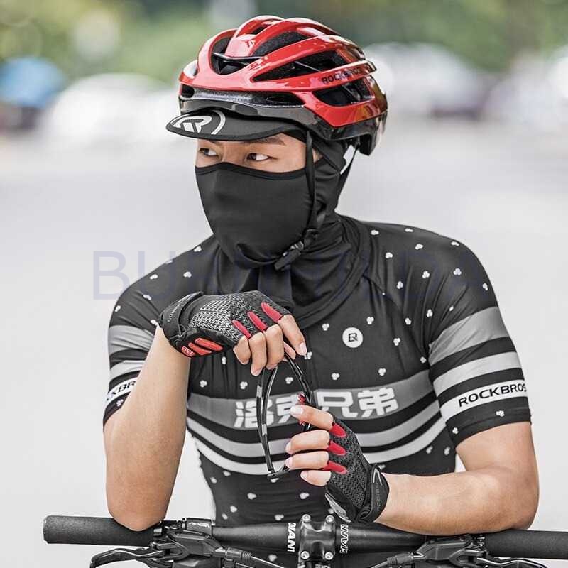 Masker Motor Full Face Cycling Cap Anti UV Hat accesoris motor mobil burnhilda