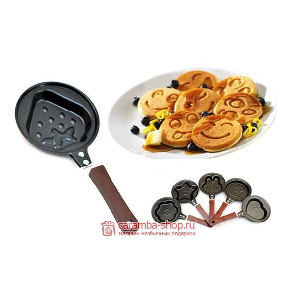 Teflon Mini Karakter / Frying Pan Mini / Wajan Telur - Random Motif