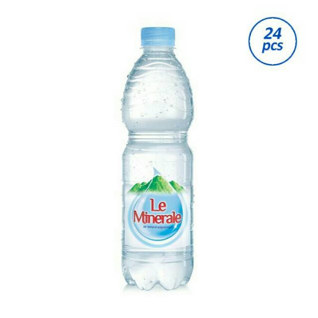 Le minerale 600 ml  isi 24 pcs air  mineral  botol air  