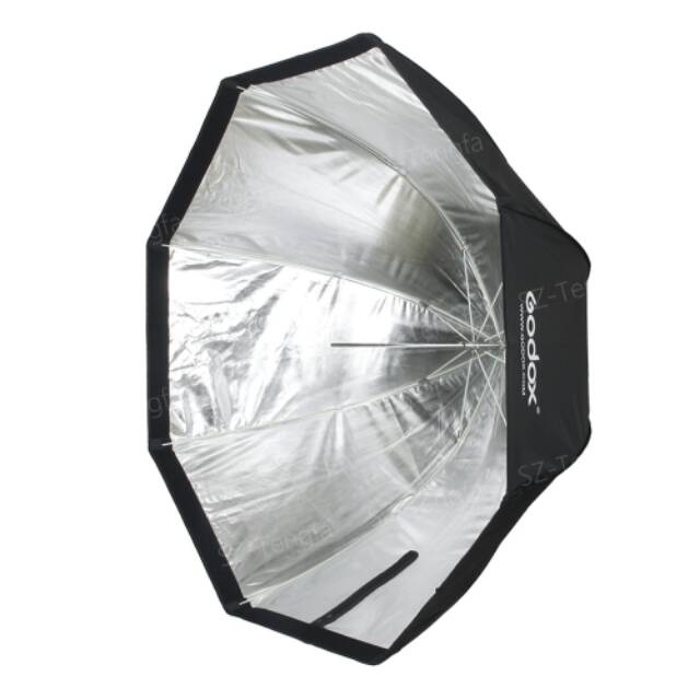 Godox Payung Octagonal Softbox Reflektor Flash 95 CM - Black