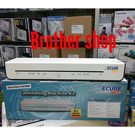 

Mesin laminating A3 SECURE FINE