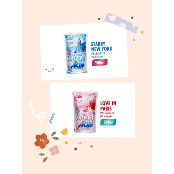 Softener So Klin 900 ml Pelembut dan Pewangi Pakaian