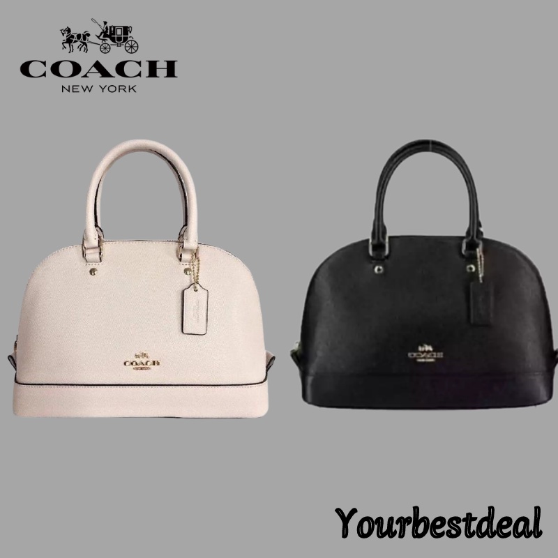 COACH Mini Sierra Satchel In Signature Canvas Light Gold COACH 57555