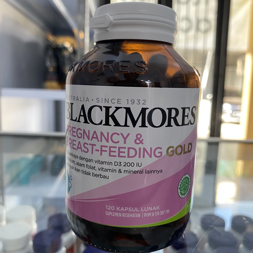 [HALAL] Blackmores Pregnancy and Breastfeeding Gold 120 Kapsul BPOM Kalbe