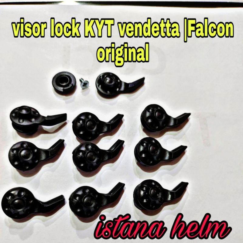 VISOR LOCK|pengunci kaca helm  KYT VENDETTA| FALCON ORIGINAL