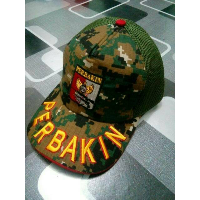 topi loreng perbakin