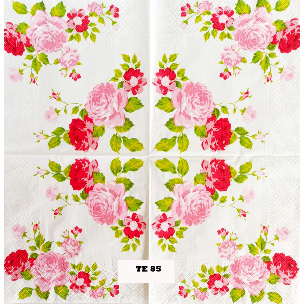 TISU NAPKIN DECOUPAGE EROPAH 33X33 CM TE 85 TTS