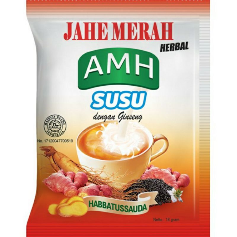 

jahe amh susu super minuman tradisional herbal 1 sachet