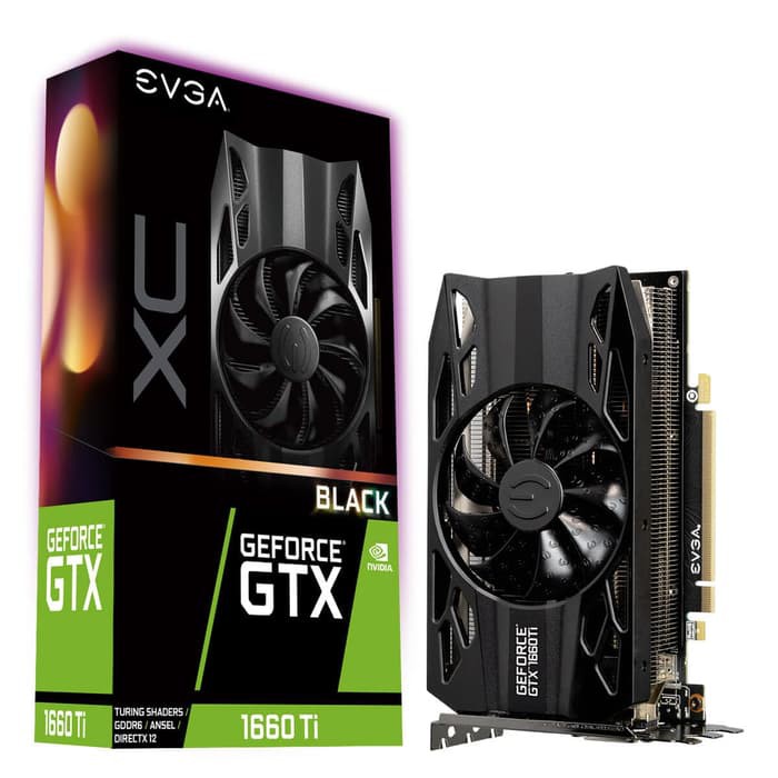 VGA EVGA GeForce GTX 1660 Ti XC Black GAMING 6GB GDDR6