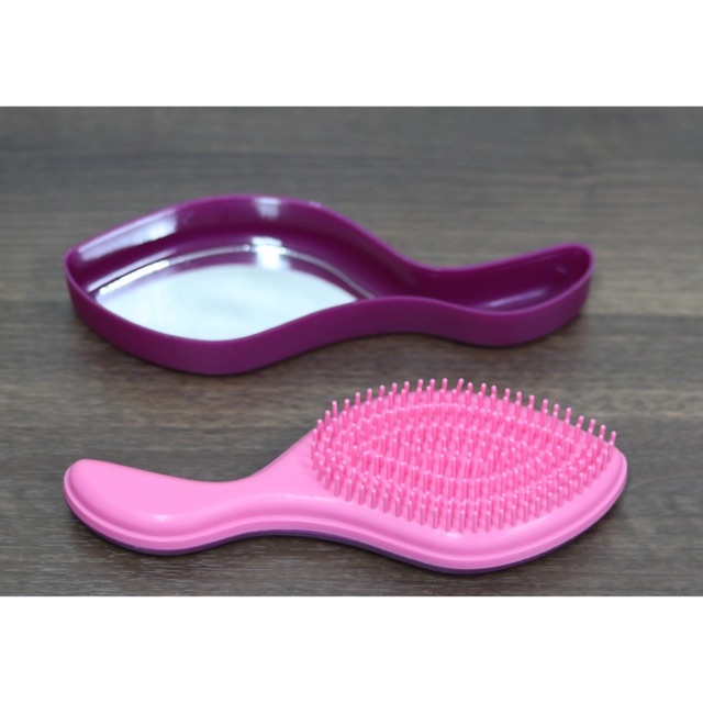 Glydelle brush sisir plus penutup cermin kaca