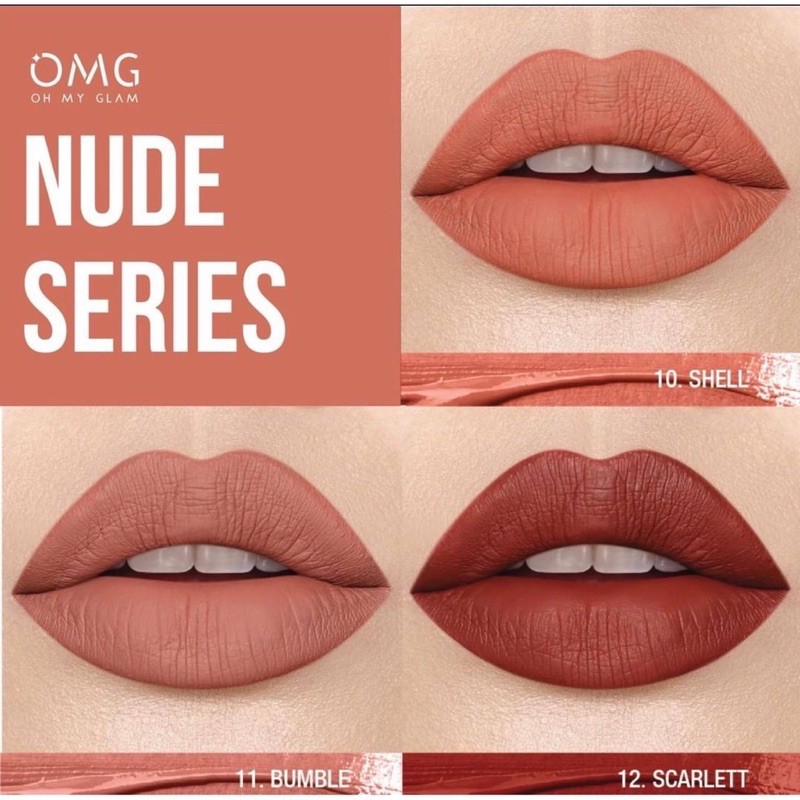 [un.ux] new oh my glam matte kiss lip cream -- lipcream matte OMG oh my glam