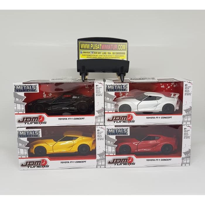 1 SET (4PCS) TOYOTA FT-1 CONCEPT - SKALA 32 - JADA JDM (DIECAST)