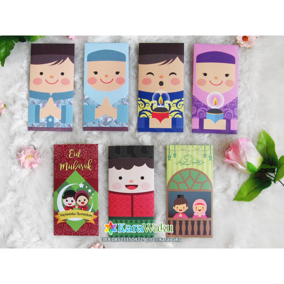 

Amplop Lebaran / Angpao Idul Fitri Lucu Unik (isi 6pcs)