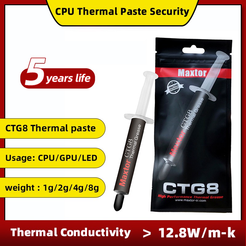 Thermal Paste CTG8-12.8W/M.K Paste Thermal 1g 2g 4g 8g /Paste Thermal 1/2/4/8 gram