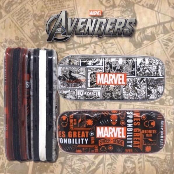 

Tempat Pensil Marvel Avangers Bahan Mika Tebal Kotak Pensil Marvel