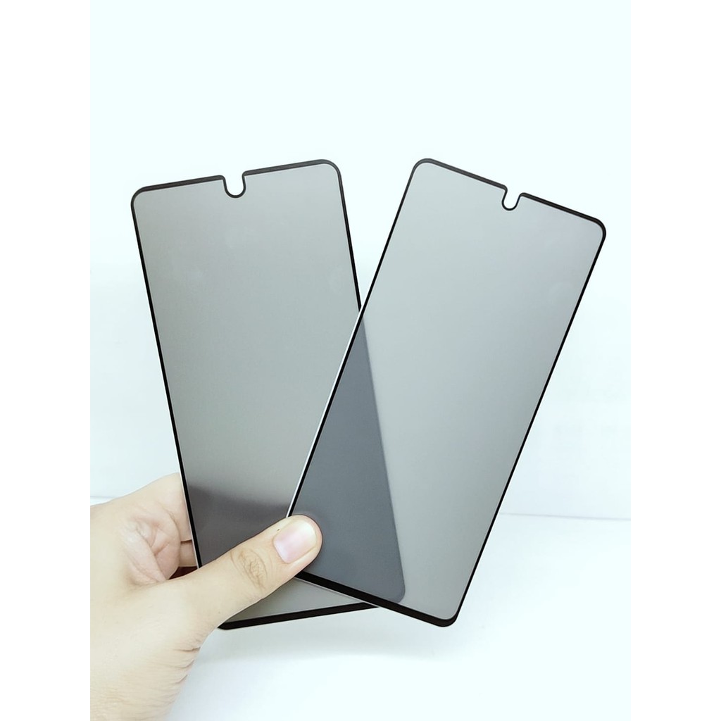 Anti SPY FULL LAYAR Samsung A51 A71 A22 5G A53 5G A7 2018 A750 Tempered Glass Privacy Full Lem ANTI INTIP