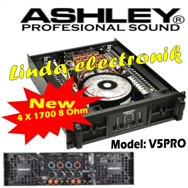 Power Amplifier Ashley V5PRO oryginal ashley v 5pro ashley v5 pro