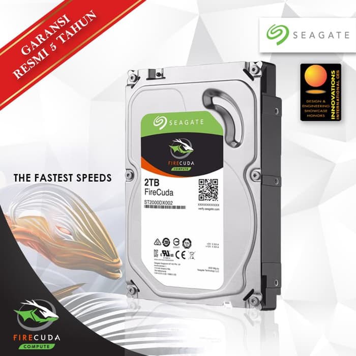 Dijual Seagate PC Firecuda SSHD 2TB 3 5  HDD  HD  Hardisk  Harddisk Internal Murah
